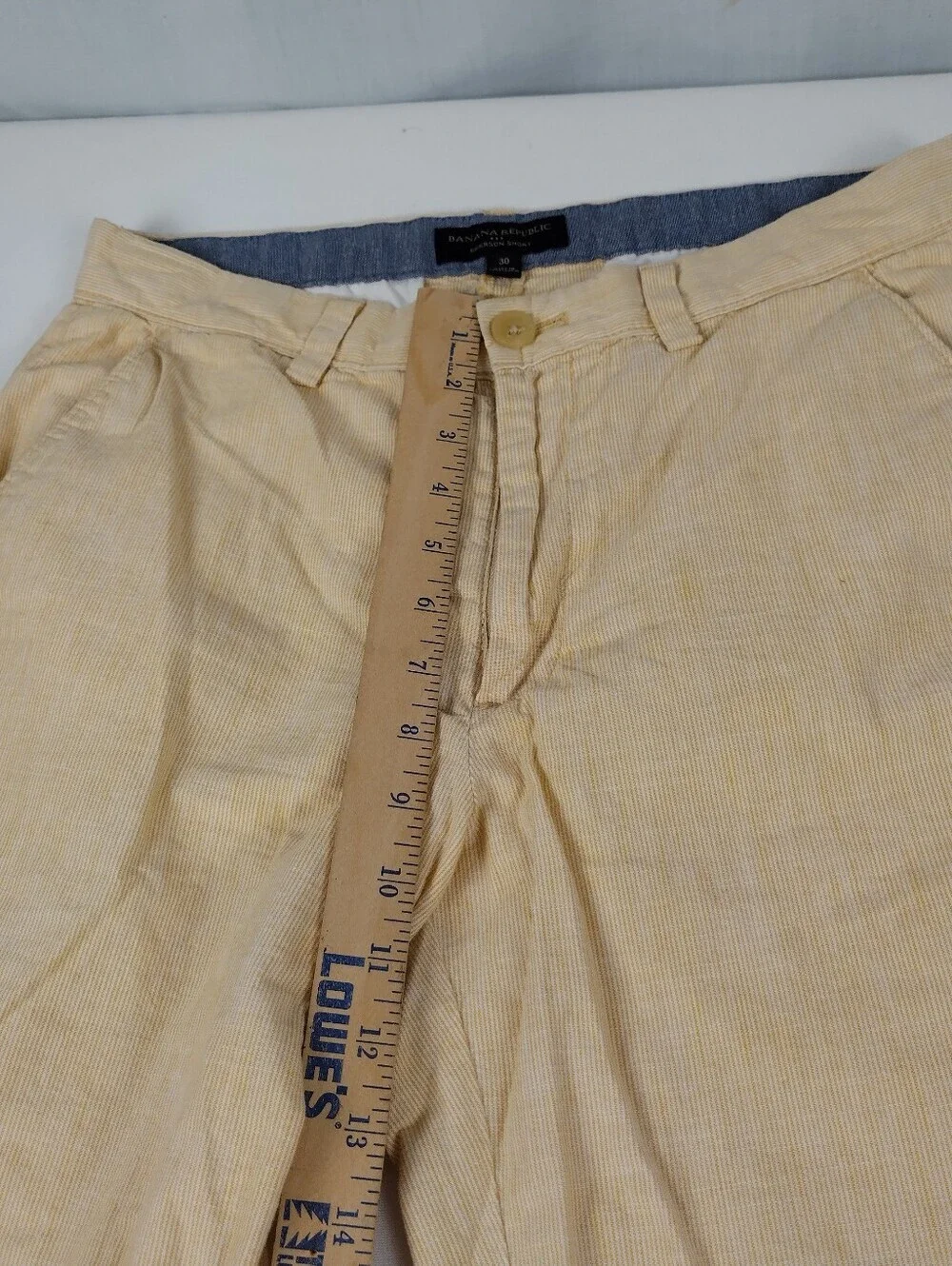 banana republic Men's Size 30 Waist Yellow Cabana Shorts Island Wear